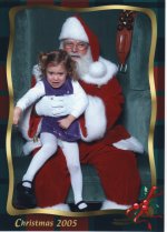 Rachel and Santa Claus