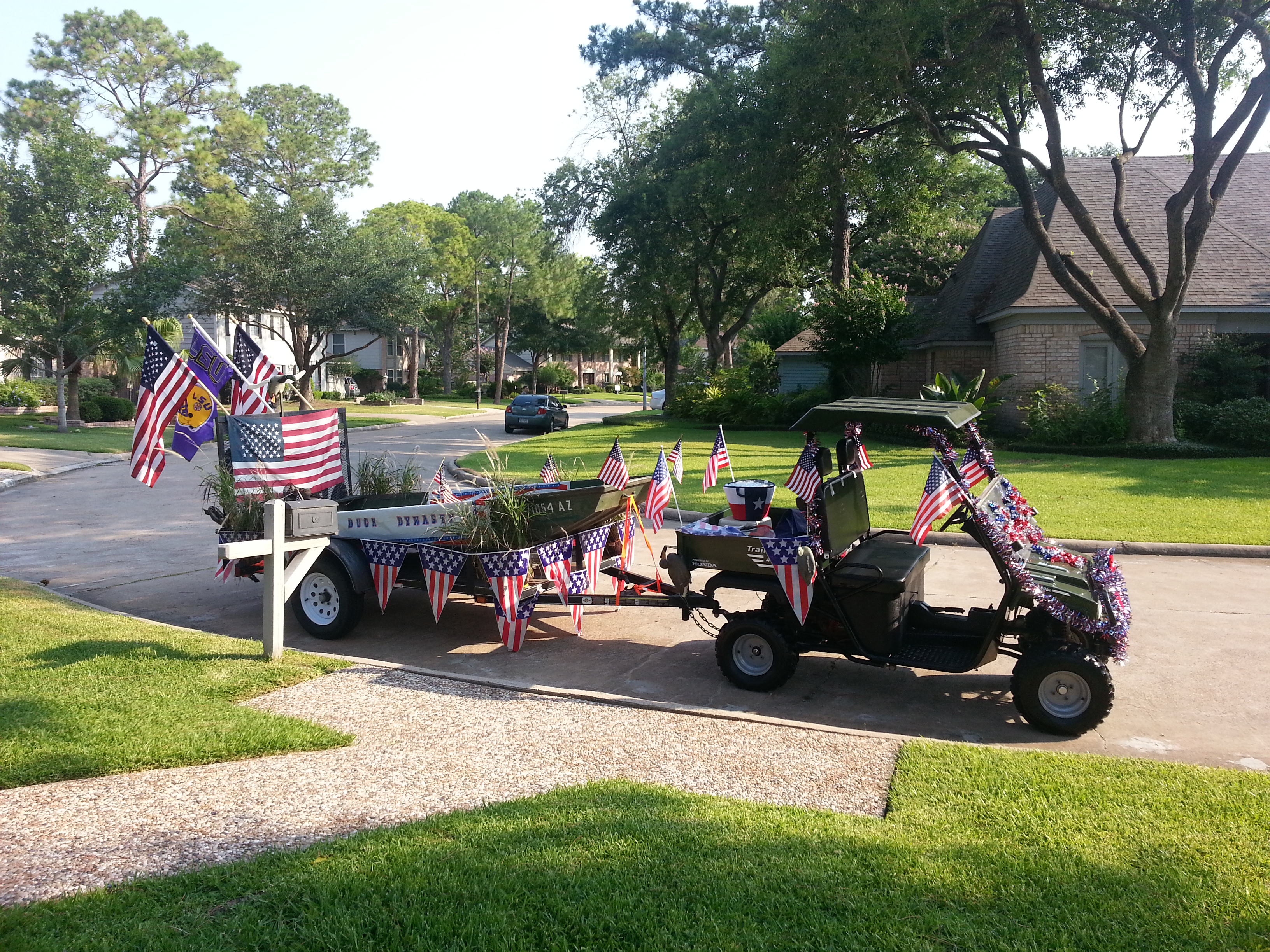 Heading to the Parade